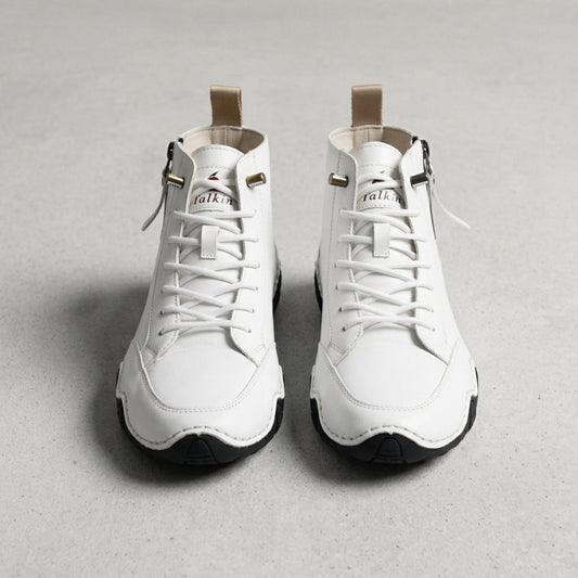 Women's Leather Ankle Boots - 
Fashinoza