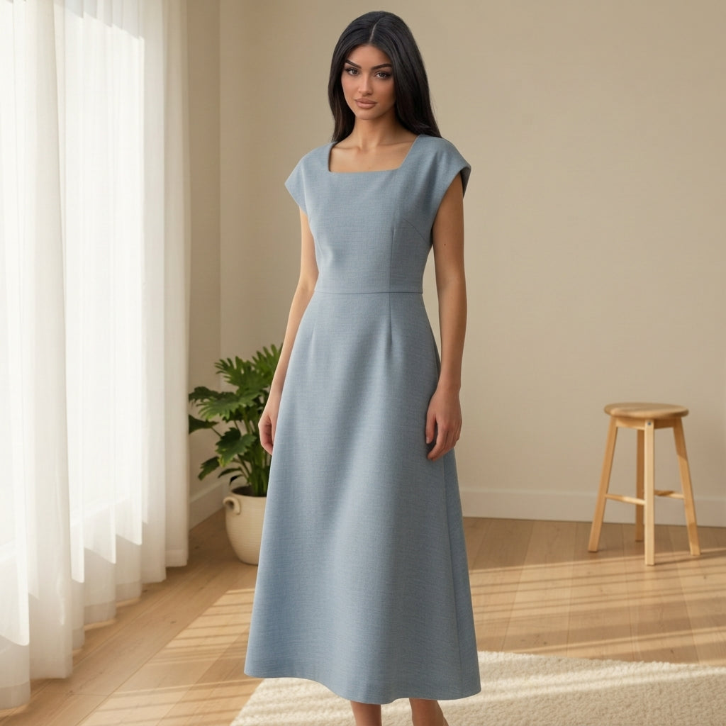 Women's Lace-Up Spaghetti Strap Dress - 
Fashinoza