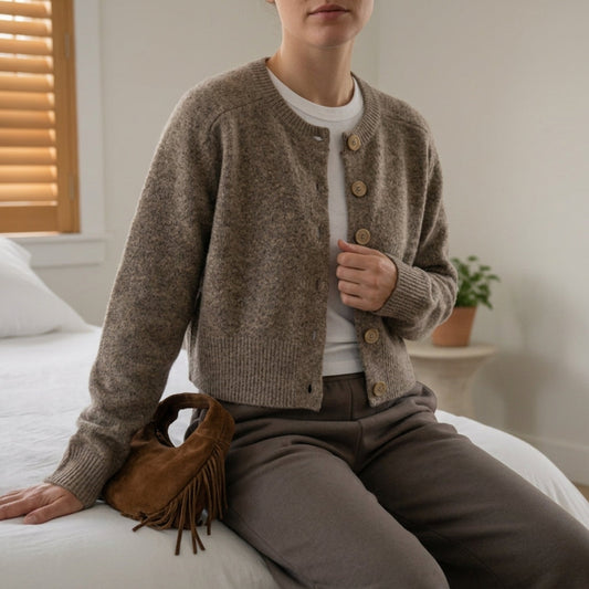 Turin Women's Knitted Coat - 
Fashinoza