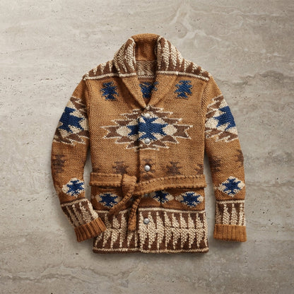 Women's Jacquard Cardigan - 
Fashinoza
