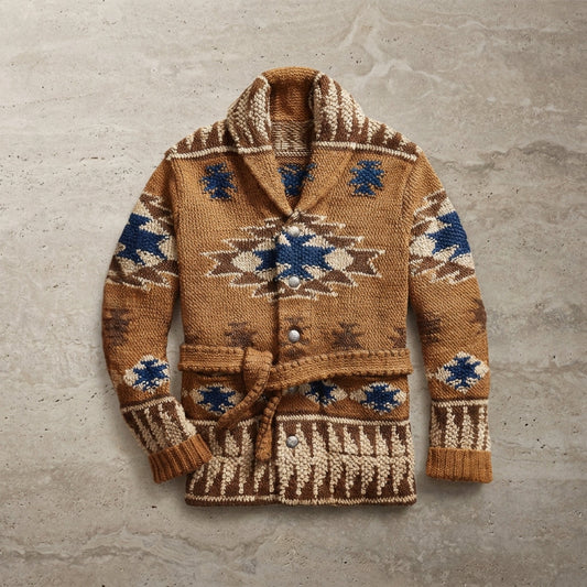 Women's Jacquard Cardigan - 
Fashinoza