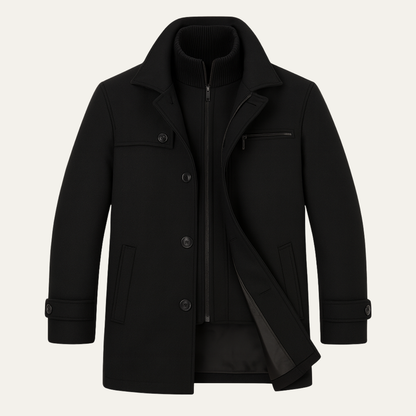 Warwick Men's Winter Coat Warm Adjustable Cuff - Fashinoza