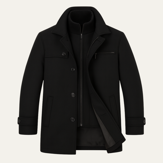 Warwick Men's Winter Coat Warm Adjustable Cuff - Fashinoza