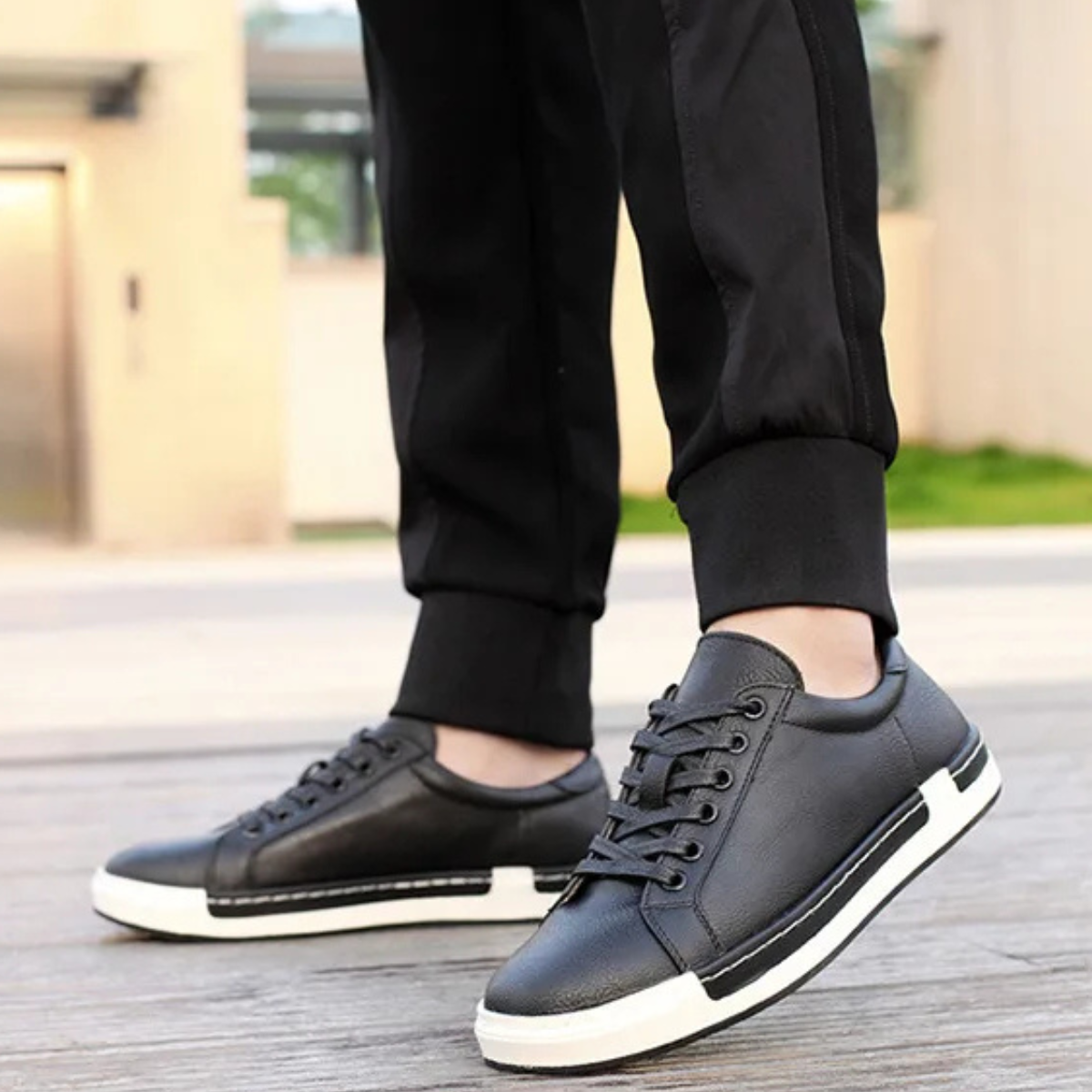 Men's Classic Lace Up Leather Shoes Brown