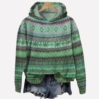 Women's Hooded Pullover Sweater