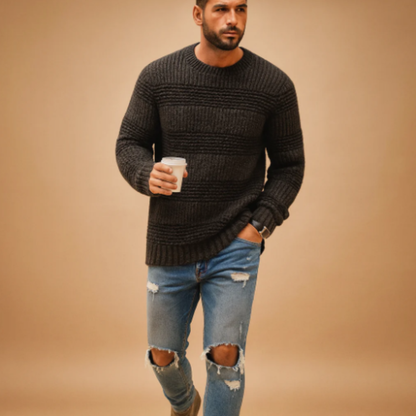 Men's Fair Isle Knitted Nordic Sweater