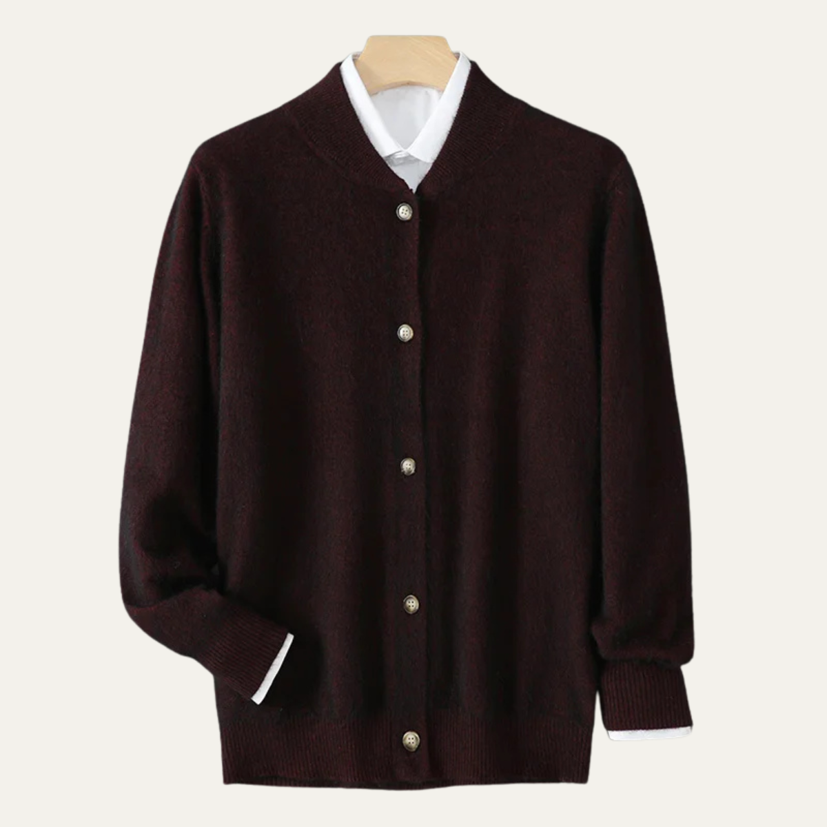 Men's Soft Knit Cardigan 100% Wool