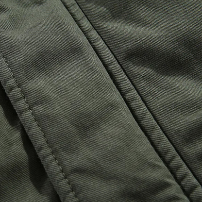 Men's Casual Hooded Cotton Jacket Warm Lining