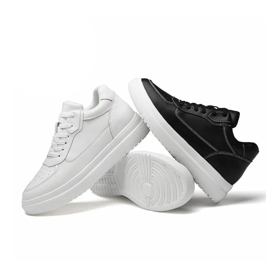 Women's Platform Sneakers Lace Up