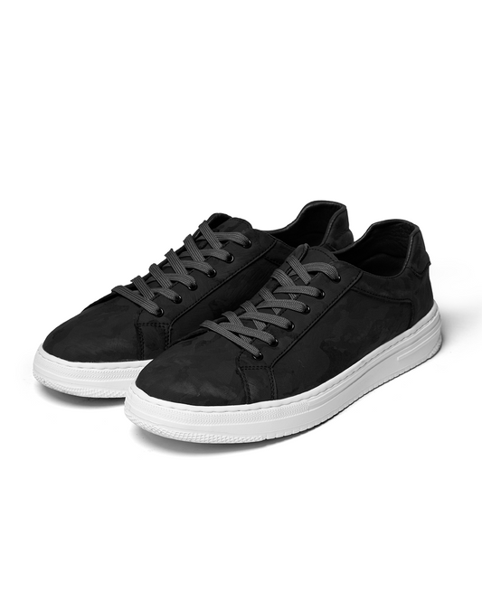 Men's Lace-Up Sneakers Minimal Design - Fashinoza