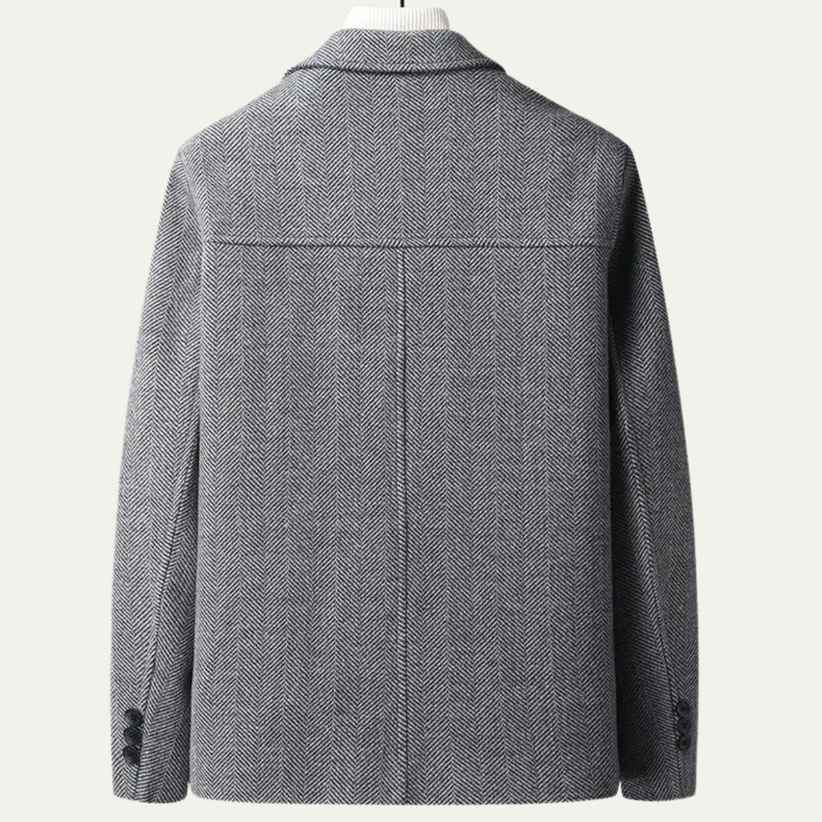 Winslow Men's Herringbone Jacket Thick Warm Outerwear