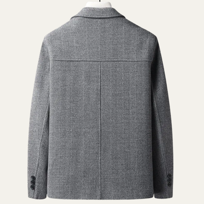 Winslow Men's Herringbone Jacket Thick Warm Outerwear