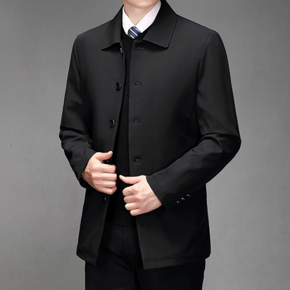 Alden Men's Casual Button Jacket Lightweight