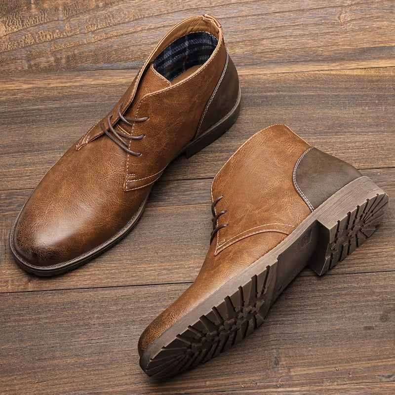 Elder Pine Men's Vintage Leather Boots