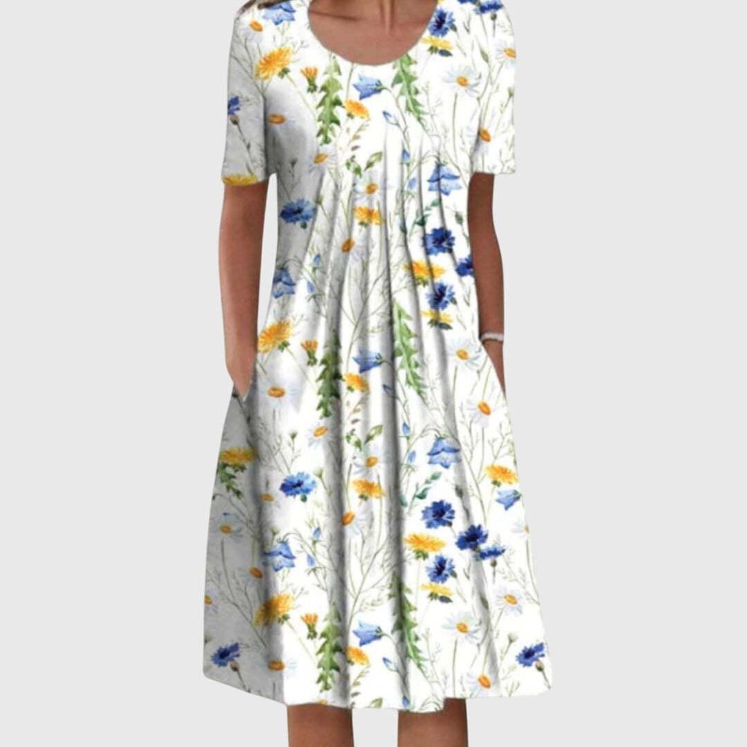 Sleeveless Textured Midi Dress for Elegant Everyday Wear