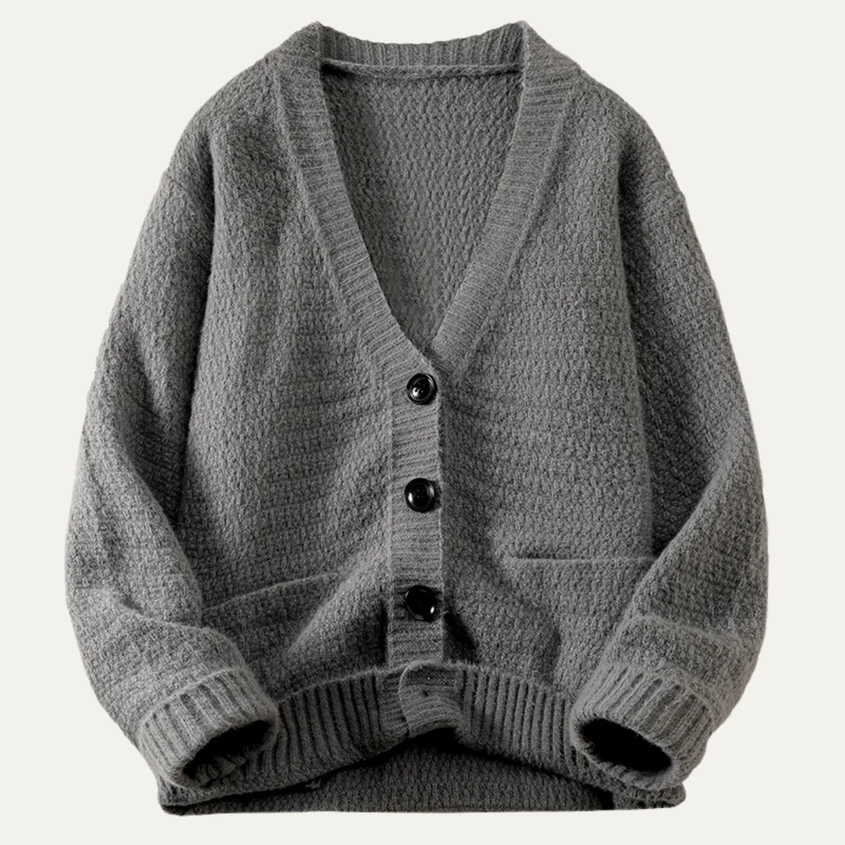 Men's Soft V Neck Knit Sweater