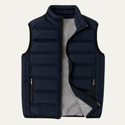 Men's Puffer Vest Quilted Black