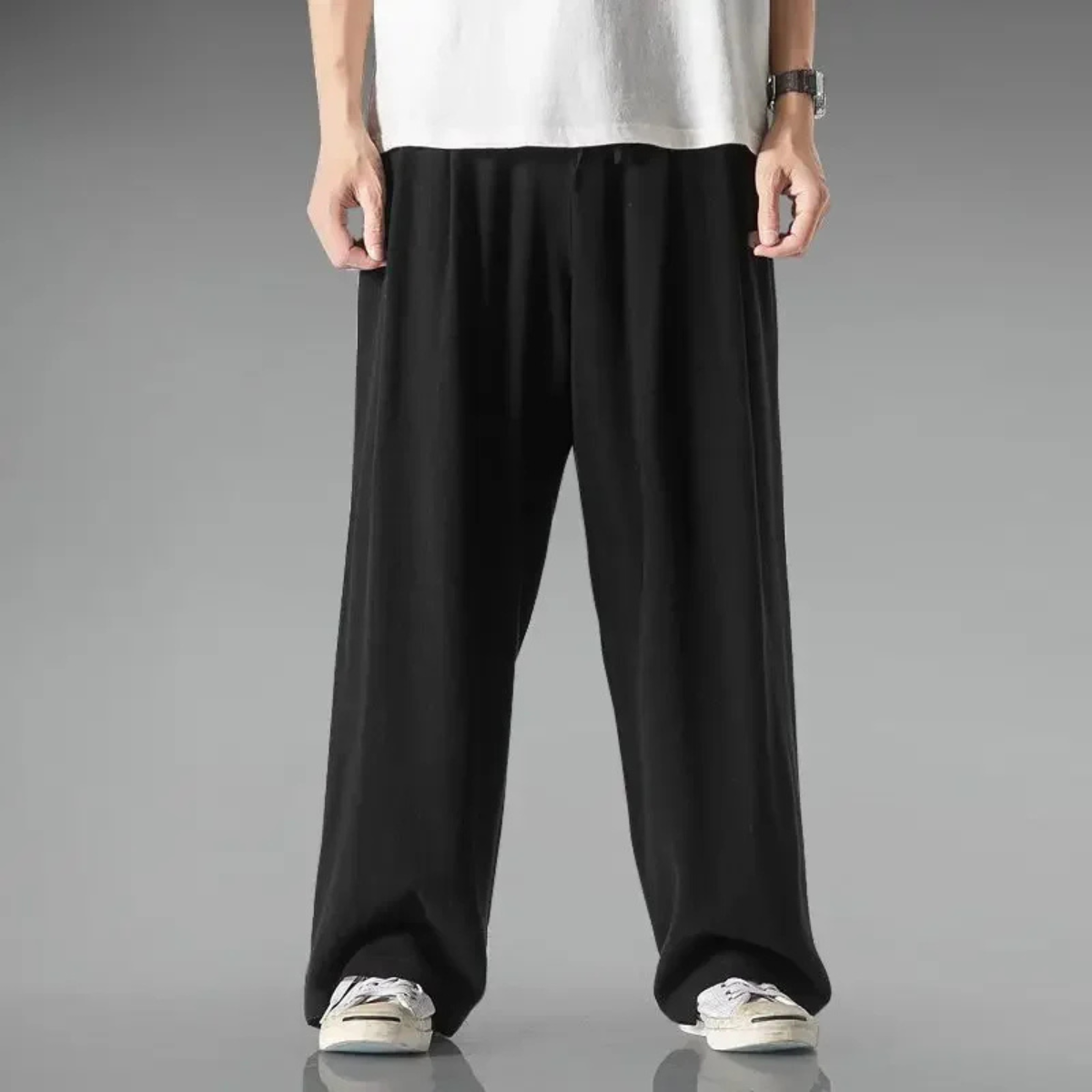 Men's Loose Fit Cotton Linen Pants
