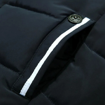 Men's Cotton Jacket Fur Hooded Warm Winter