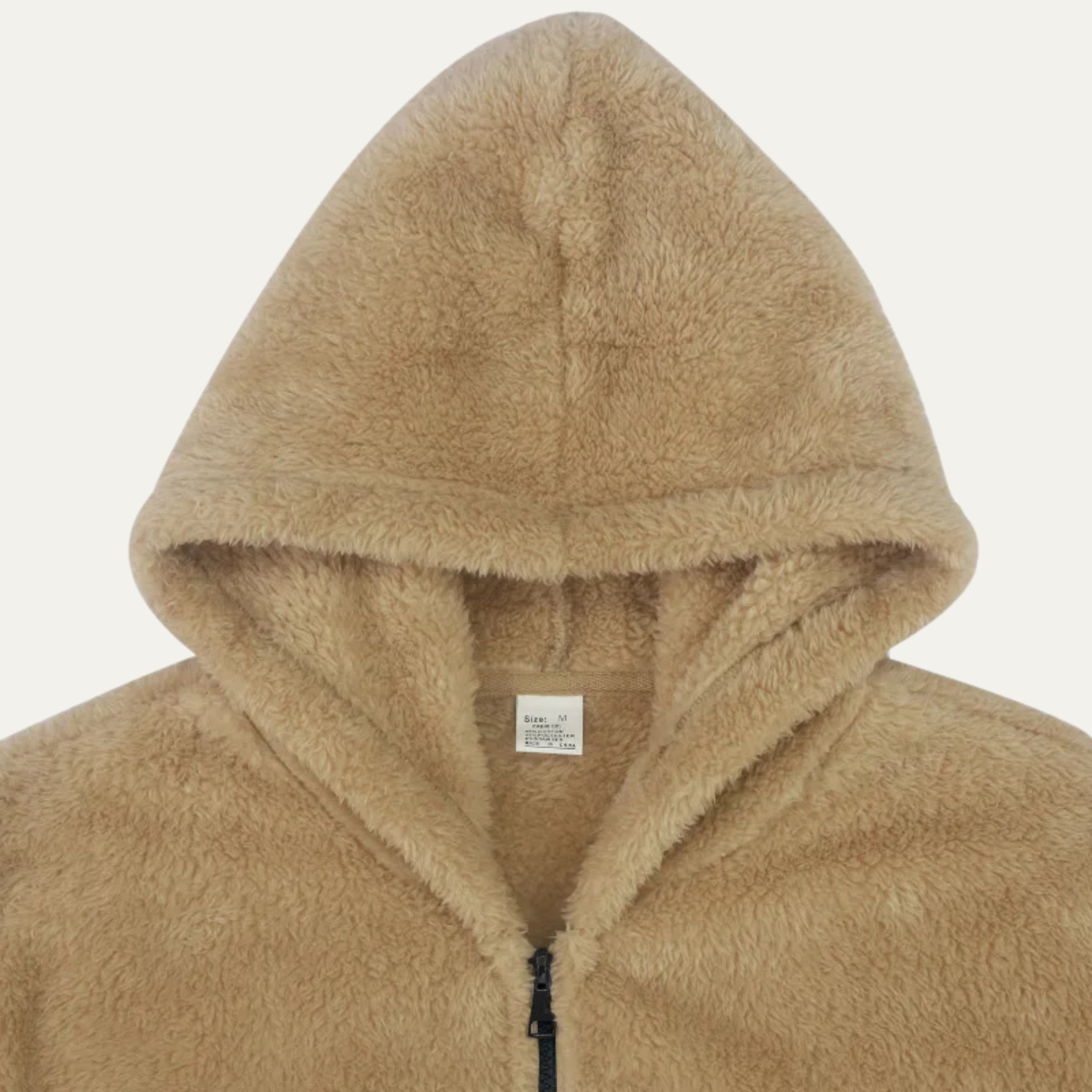 Men's Soft Velvet Fleece Hoodie Jacket