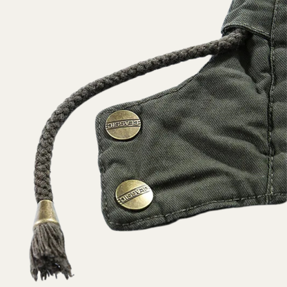 Men's Casual Hooded Cotton Jacket Warm Lining