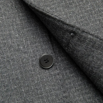 La Villa Men's Double Faced Wool Classic Coat