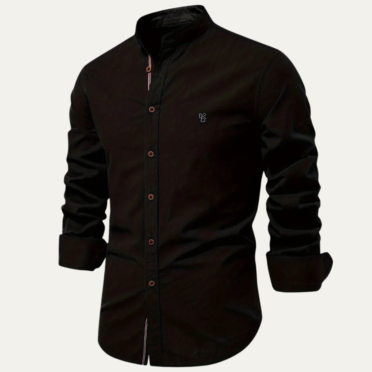 Pisa Marina Men's Cotton Linen Dress Shirt