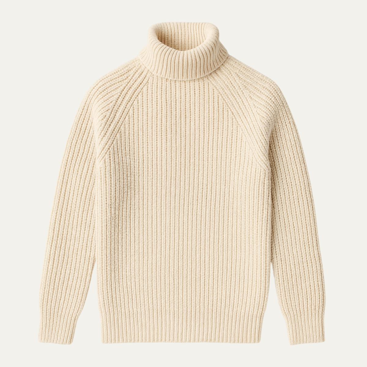 Men's Wool Turtleneck Sweater Chunky Warm - Fashinoza