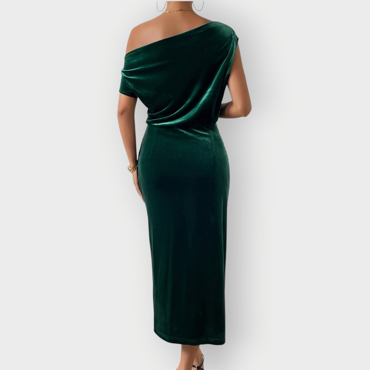 Women's Off Shoulder Midi Dress