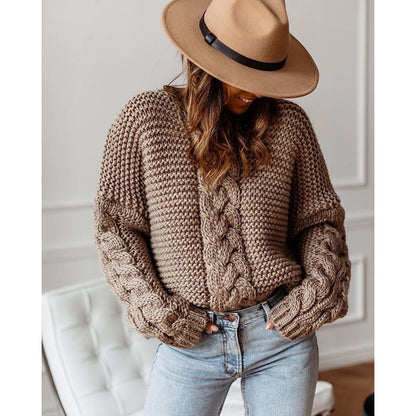 Rhosyn | Chunky Cable-Knit Sweater