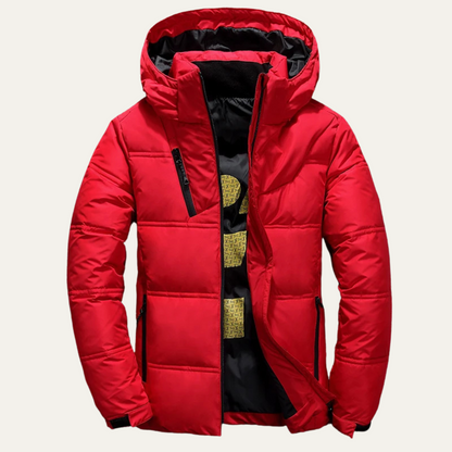 Men's Down Puffer Jacket Winter Hooded