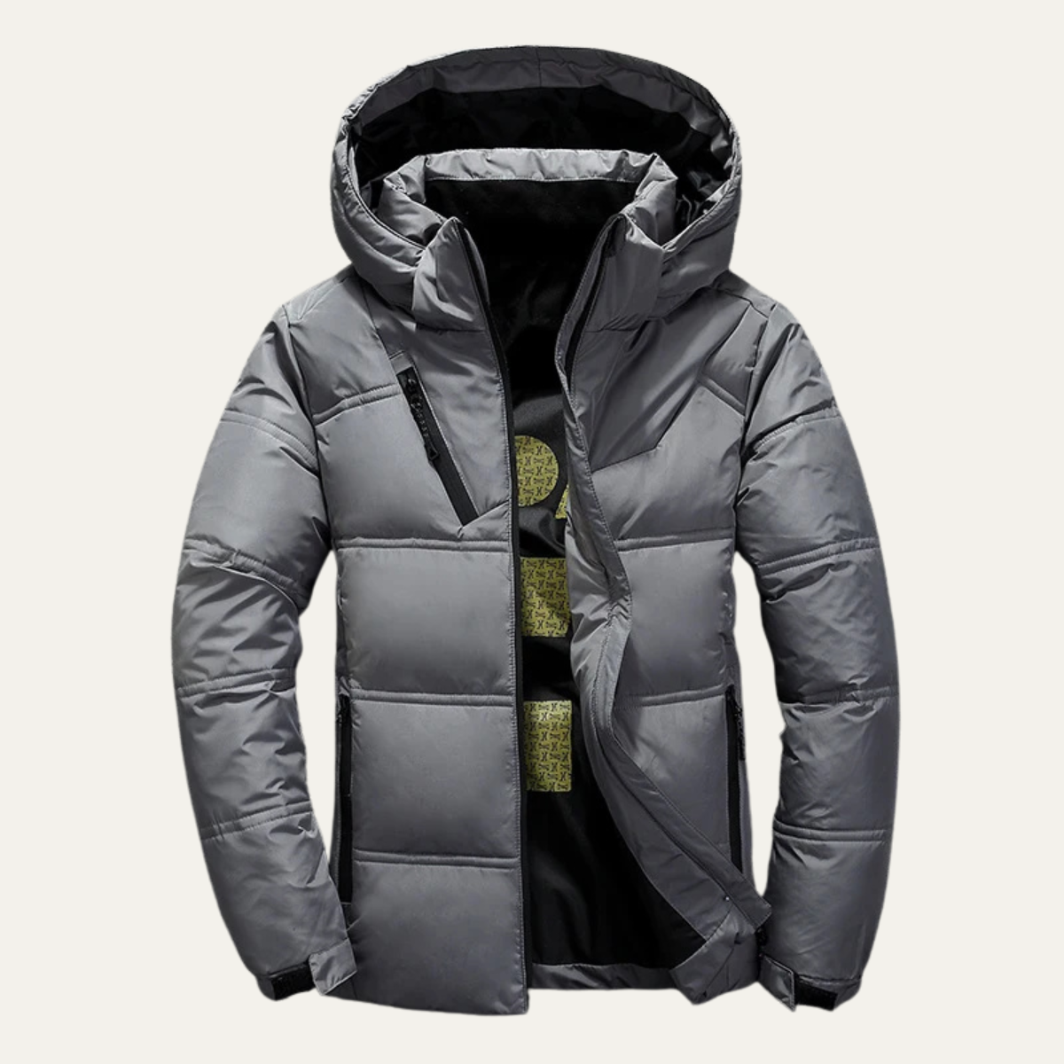 Men's Down Puffer Jacket Winter Hooded