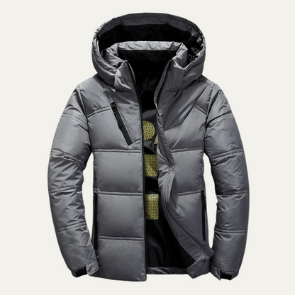 Men's Down Puffer Jacket Winter Hooded