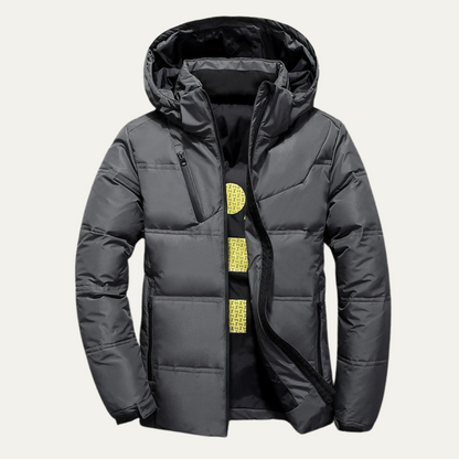 Men's Down Puffer Jacket Winter Hooded