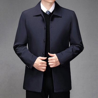 Alden Men's Casual Button Jacket Lightweight