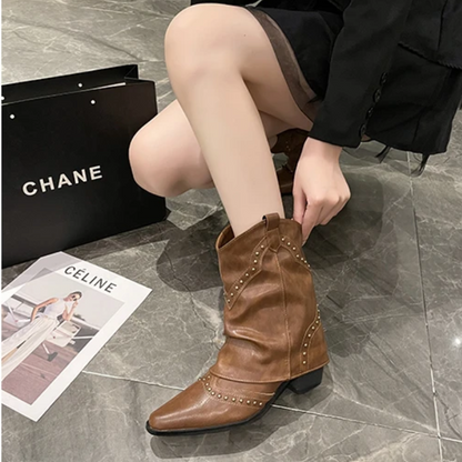 Women's Studded Western Boots