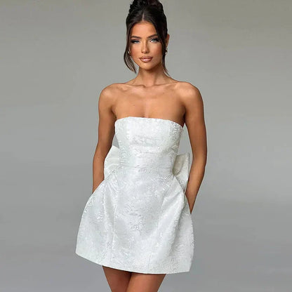 LuxeCharm Women's Halter Evening Dress