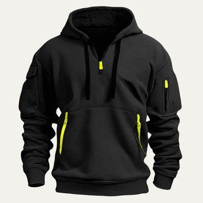 Men's Multi Pocket Hoodie Jacket Durable
