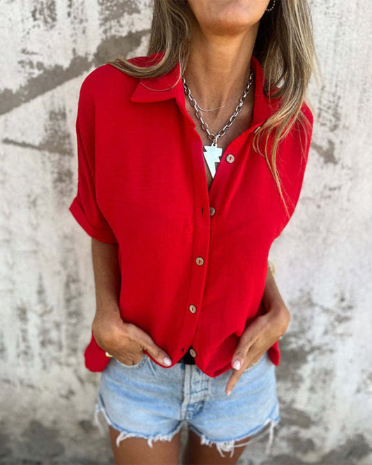 Women's Lightweight Summer Blouse - 
Fashinoza