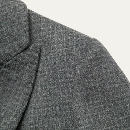 La Villa Men's Wool Overcoat Double Faced Classic