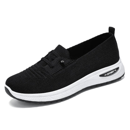 Orthopedic Walking Shoes for Women with Arch Support and Breathable Flyknit Mesh