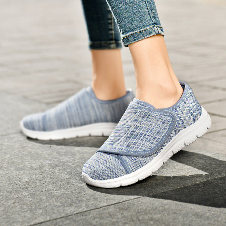 Orthopedic Diabetic Walking Shoes for Women with Wide Width and Adjustable Strap
