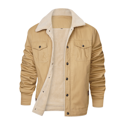 Men's Vintage Bomber Leather Jacket