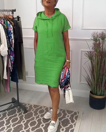 Women's Relaxed Hoodie Dress