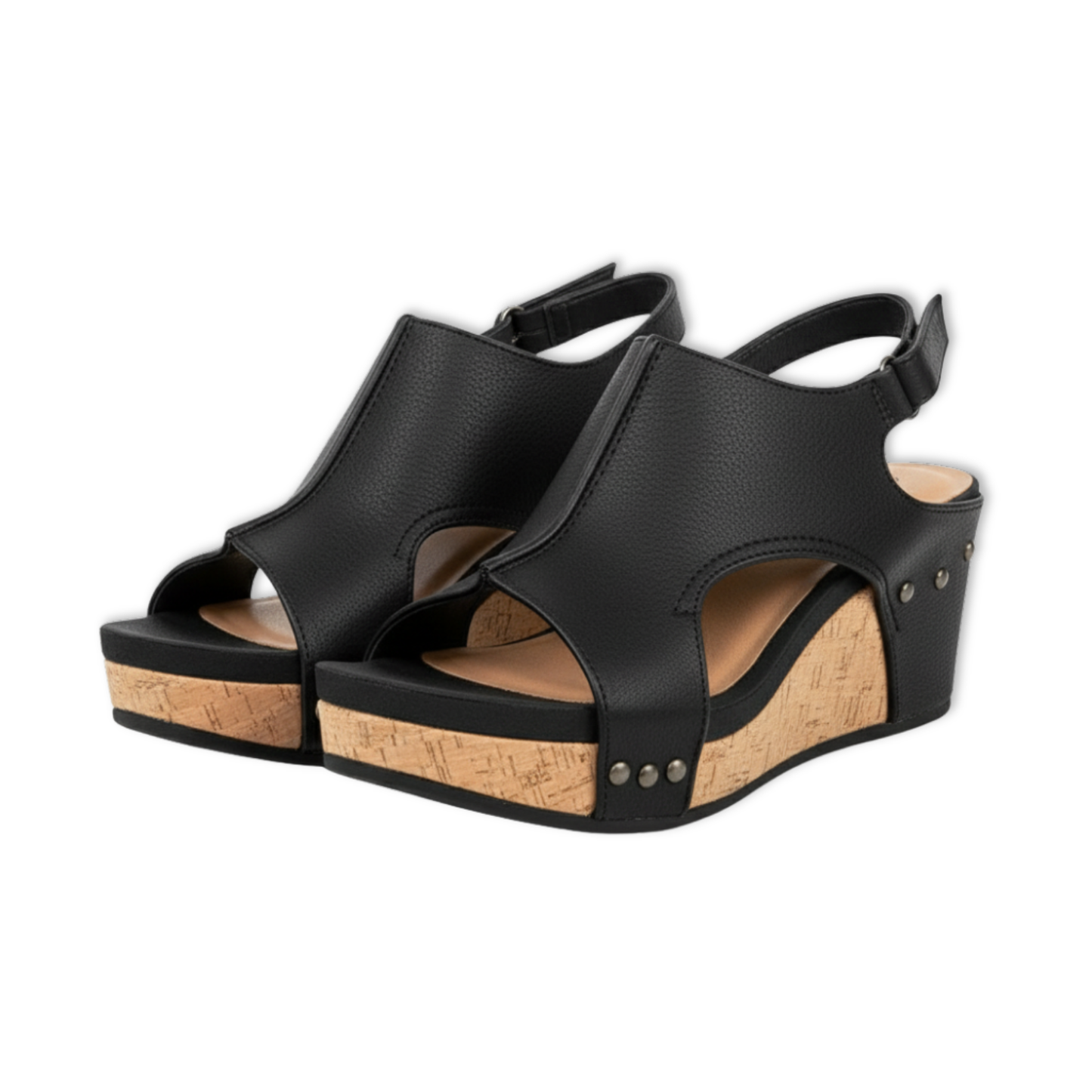 Women's Roman Style Rivet Wedge Sandals