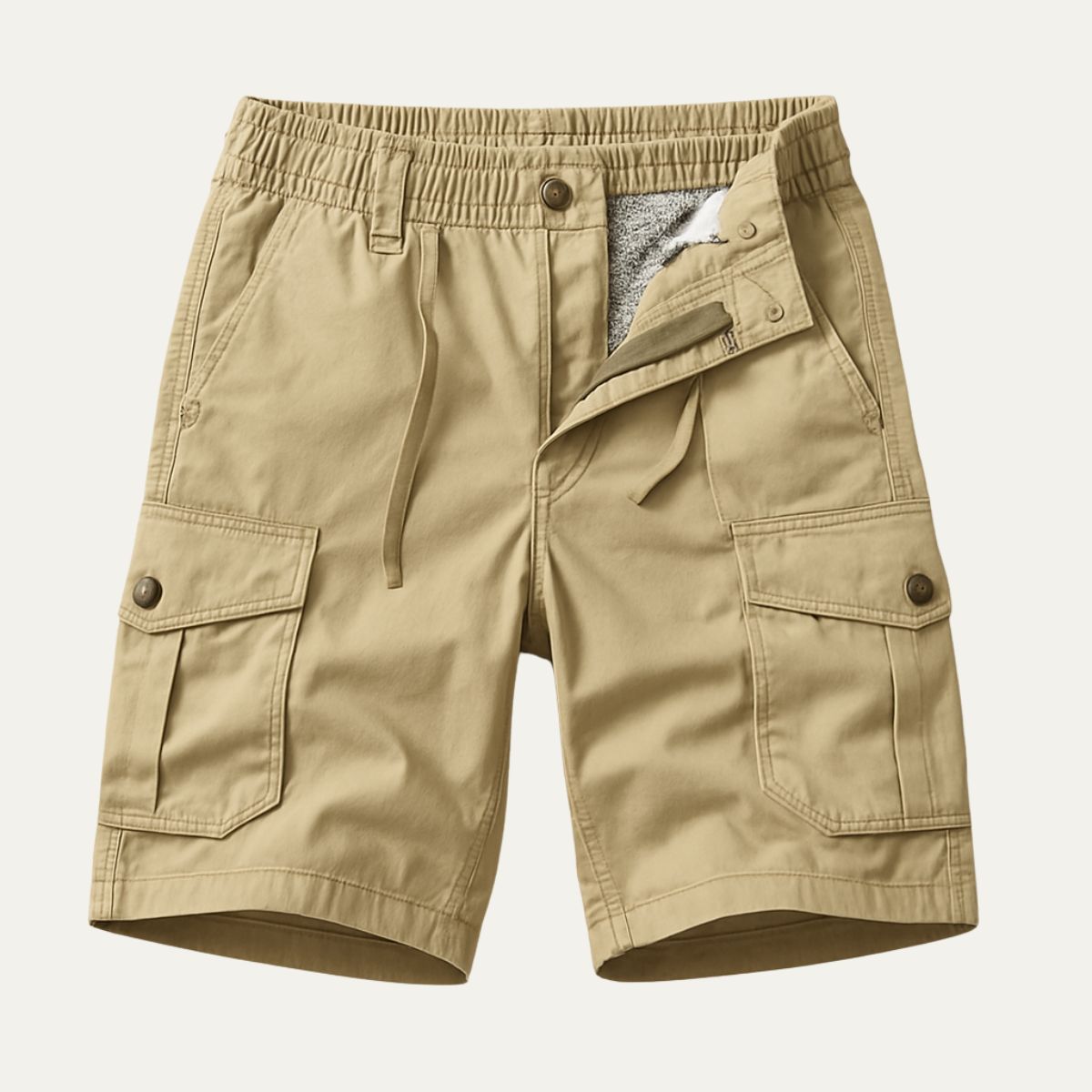 Men's Cotton Cargo Shorts - Fashinoza