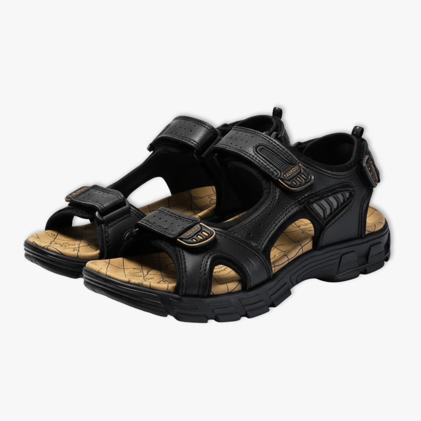 Classic Men's Genuine Leather Outdoor Casual Sandals