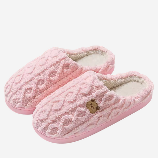 Women's Warm Plush Slippers - Fashinoza