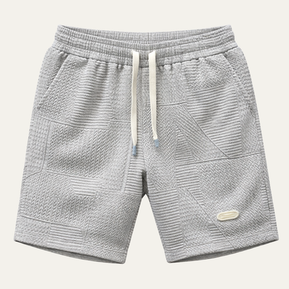 Men's Casual Drawstring Shorts Lightweight Beige - Fashinoza