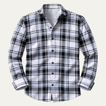 Men's Western Cowboy Print Shirt - Fashinoza